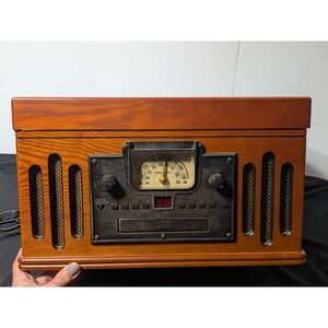 Crosley CR704D-PA Musician 3-Speed Turntable CD Player